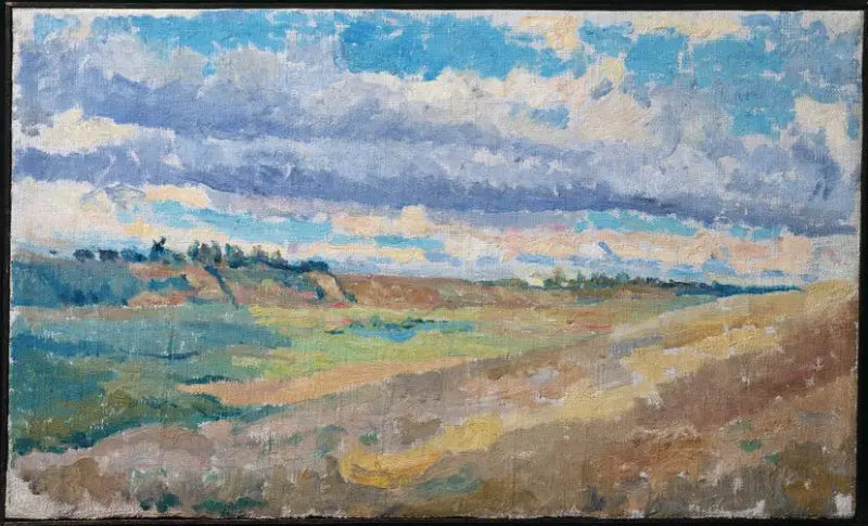 Paisagem, campos - Kazimir Malevich