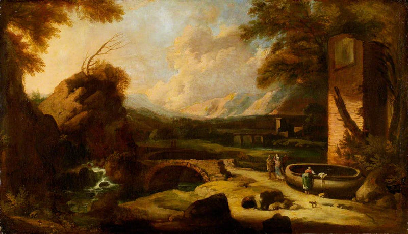 Paisagem clássica italiana - Sebastiano Ricci
