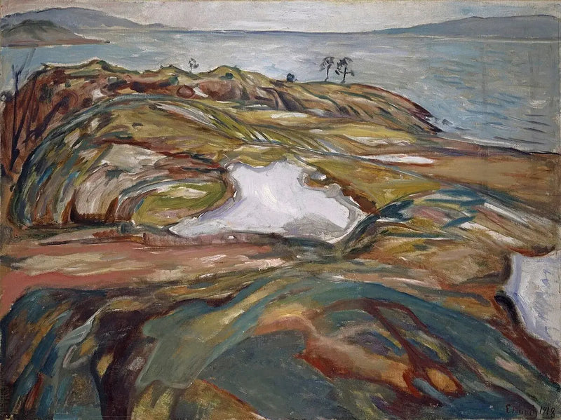 Paisagem costeira - Edvard Munch