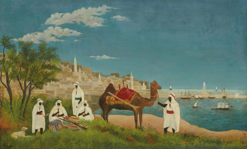 Paisagem de Argel - Henri Rousseau