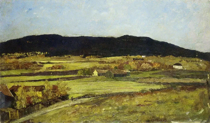 Paisagem de Asker - Edvard Munch