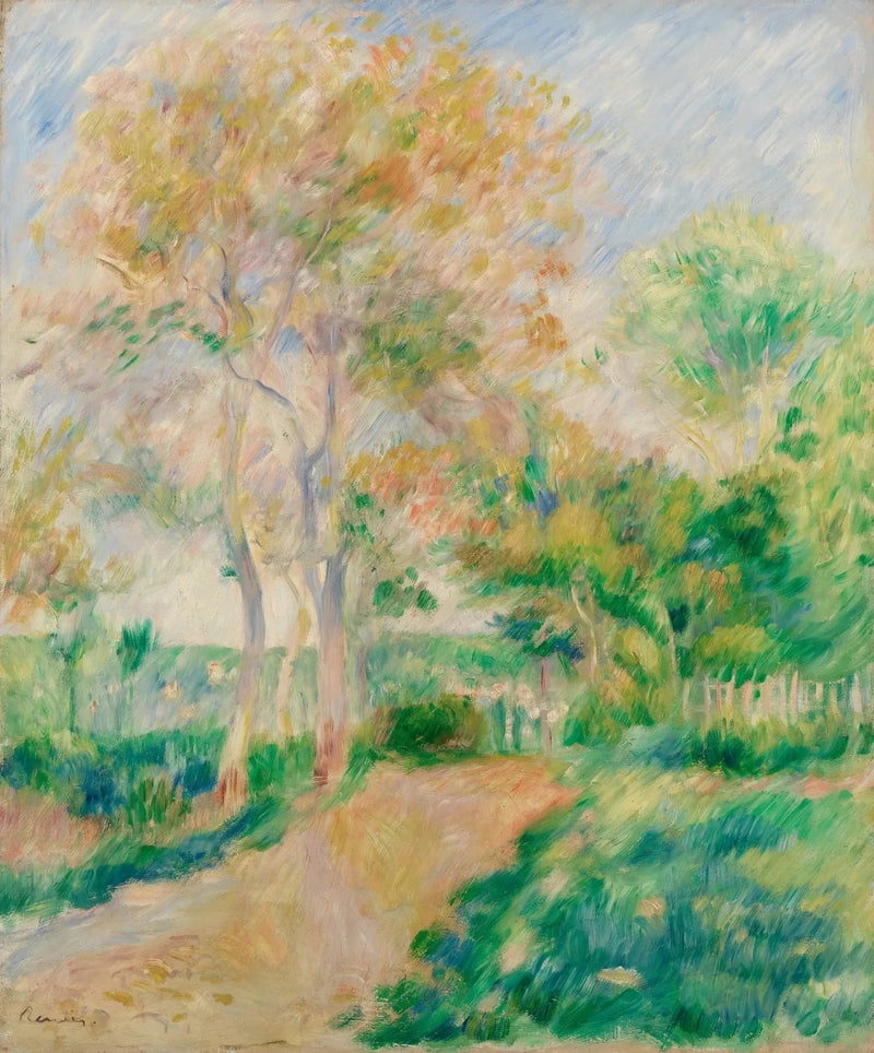 Paisagem de outono - Pierre-Auguste Renoir