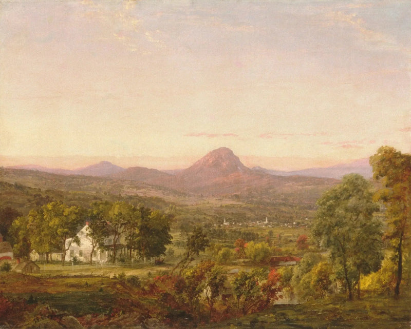 Paisagem de outono, Montanha Sugar Loaf, condado de Orange, Nova York - Jasper Francis Cropsey