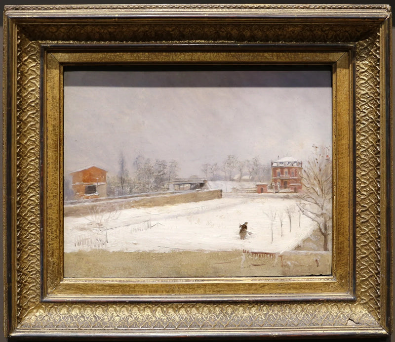 Paisagem de inverno - Giuseppe De Nittis