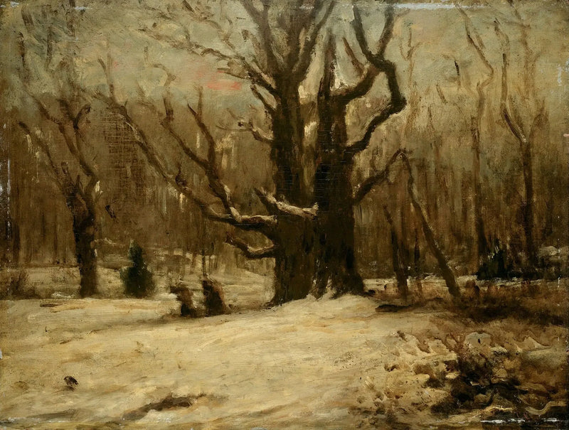Paisagem de inverno - Gustave Courbet