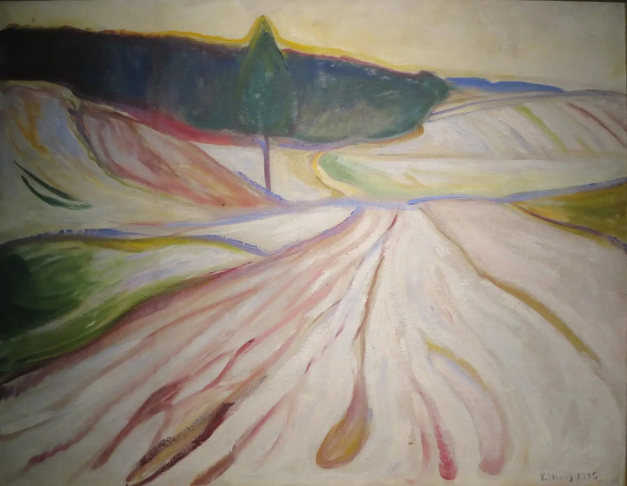 Paisagem de inverno, Turíngia - Edvard Munch