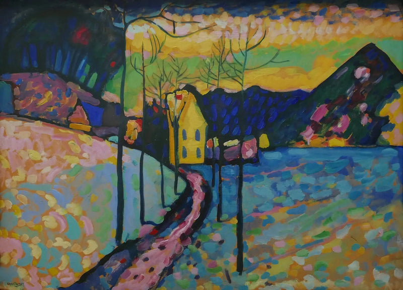 Paisagem de inverno - Vassily Kandinsky