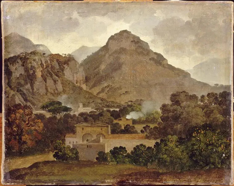 Paisagem da Itália - Anne-Louis Girodet