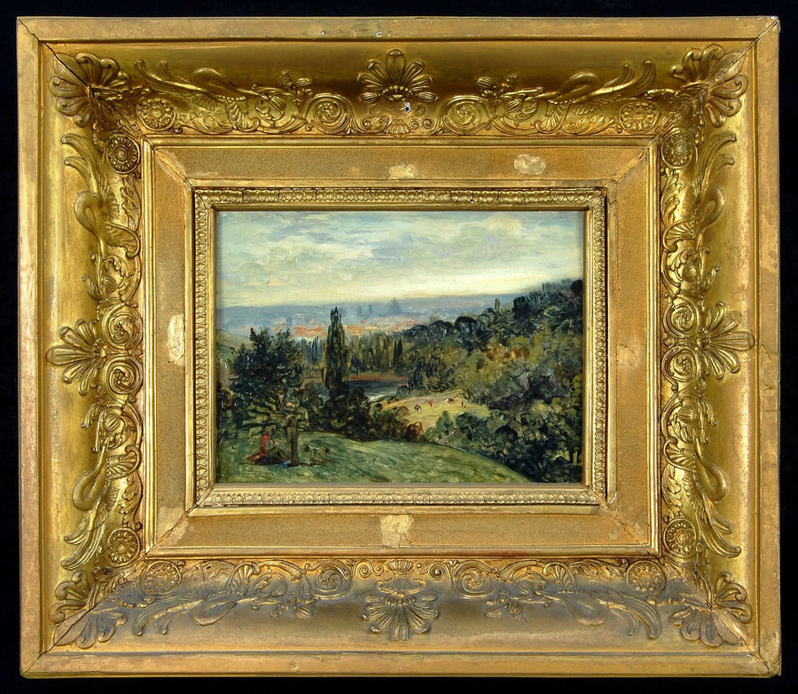 Paisagem nos arredores de Paris - Ary Scheffer