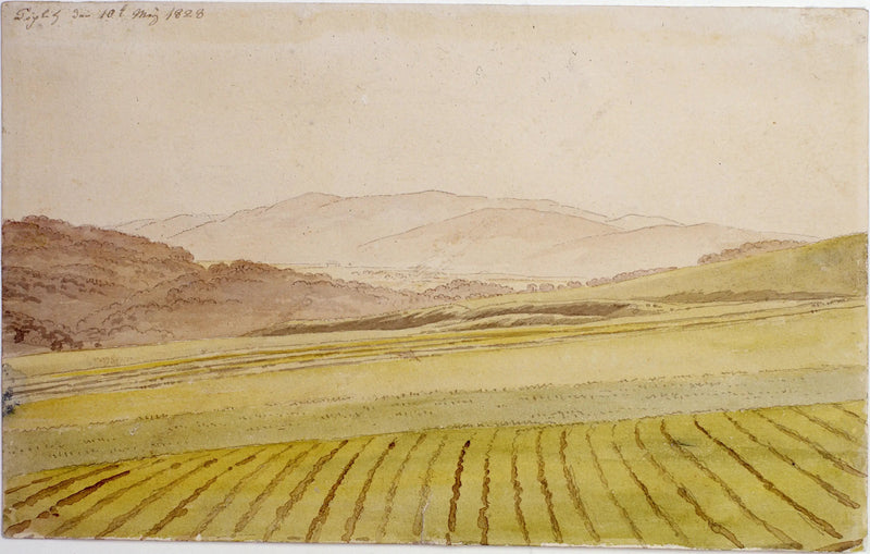 Paisagem da Boêmia - Caspar David Friedrich