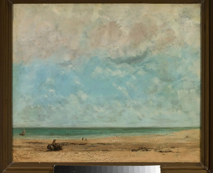 Paisagem costeira - Gustave Courbet