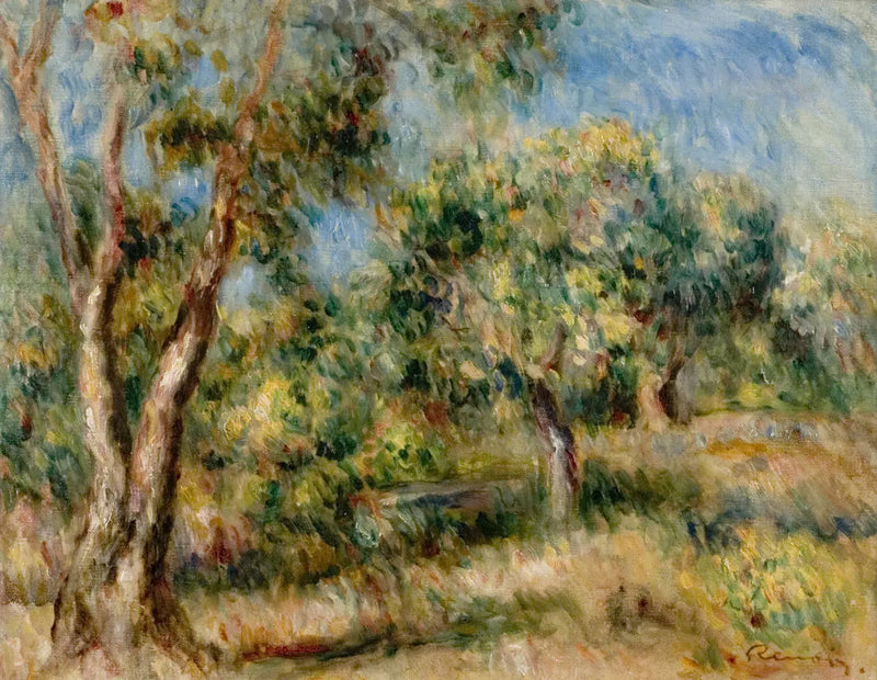 Paisagem de Cagnes - Pierre-Auguste Renoir