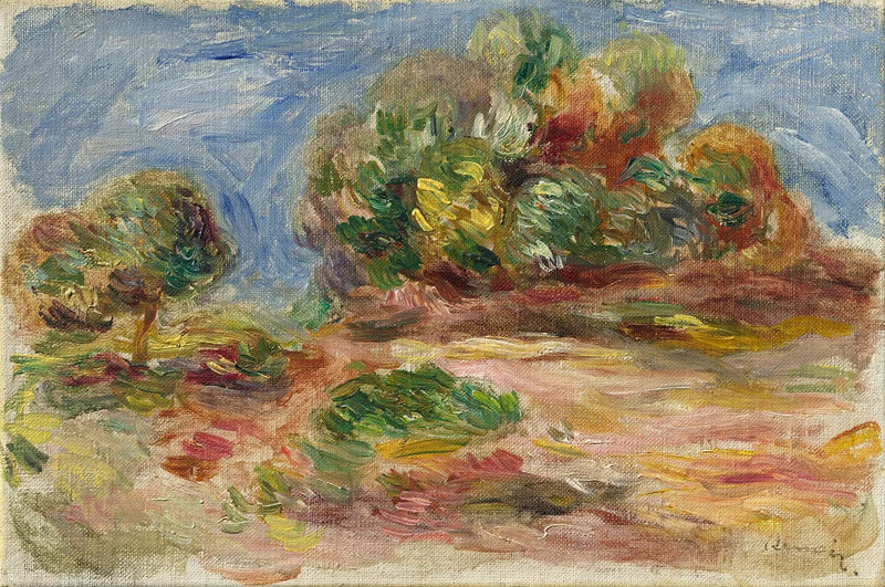 Paisagem de Cagnes - Pierre-Auguste Renoir