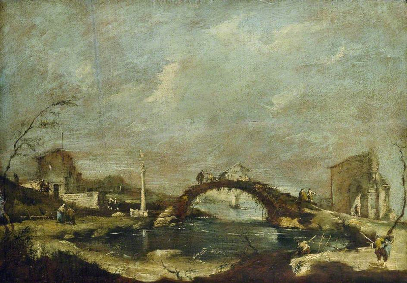 Paisagem de Capriccio - Francesco Guardi