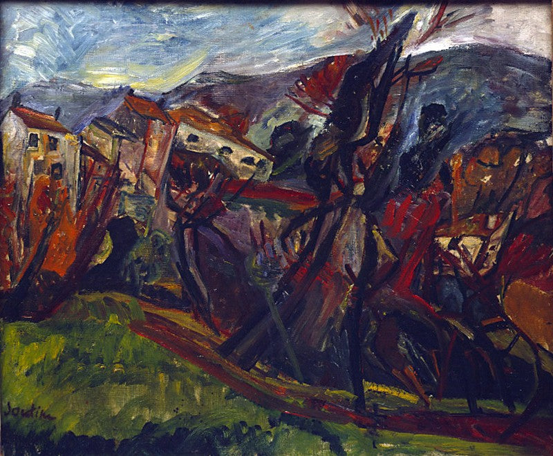 Paysage de Céret - Chaïm Soutine image 1 copie de tableau peinte à la main