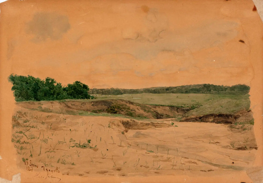 Paisagem de Chuguev - Ilya Repin