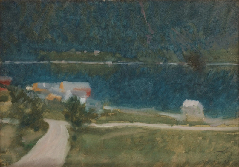 Paisagem de fiorde - Anders Zorn