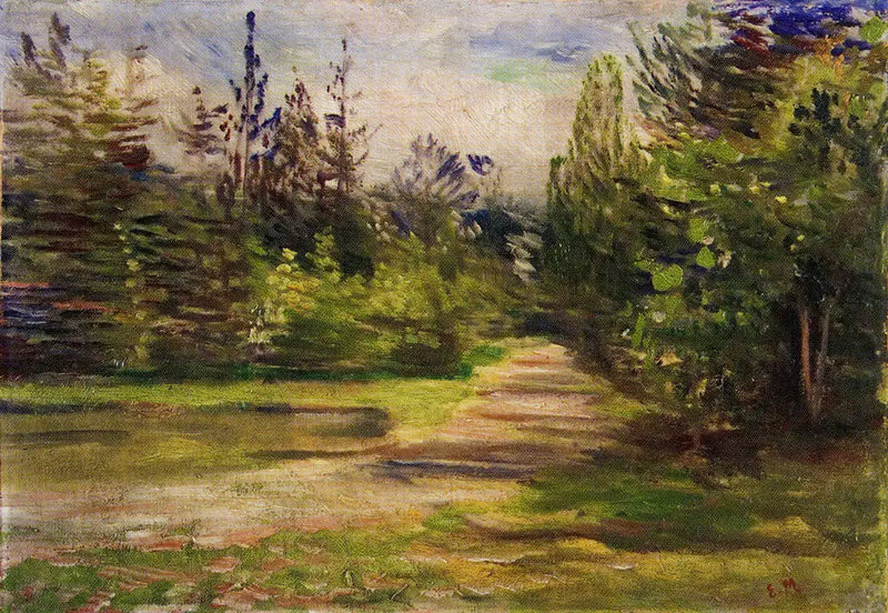 Paisagem de floresta - Edvard Munch