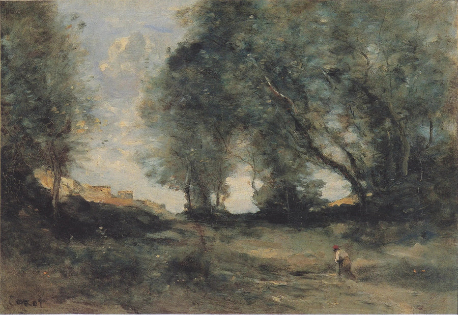 Paisagem de floresta - Jean-Baptiste Camille Corot