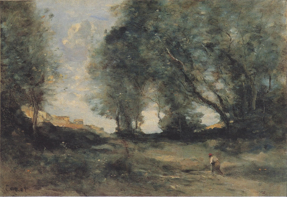 Paysage de forêt - Jean-Baptiste Camille Corot - Alpha Reproduction
