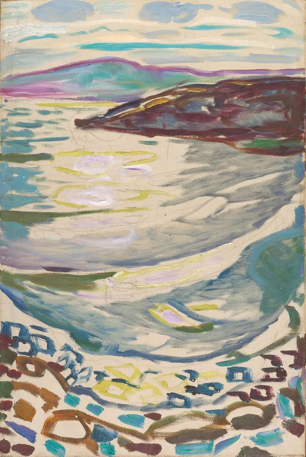 Reproduction du tableau « Paysage de Hvitsten - Edvard Munch » par Alpha Reproduction en peinture à l’huile