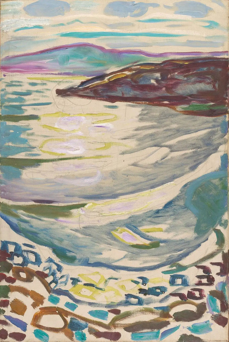 Paisagem de Hvitsten - Edvard Munch