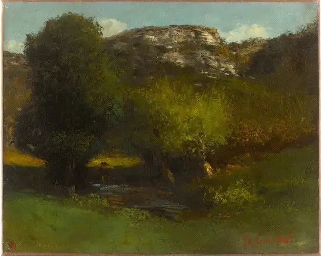 Paisagem de Jura - Gustave Courbet