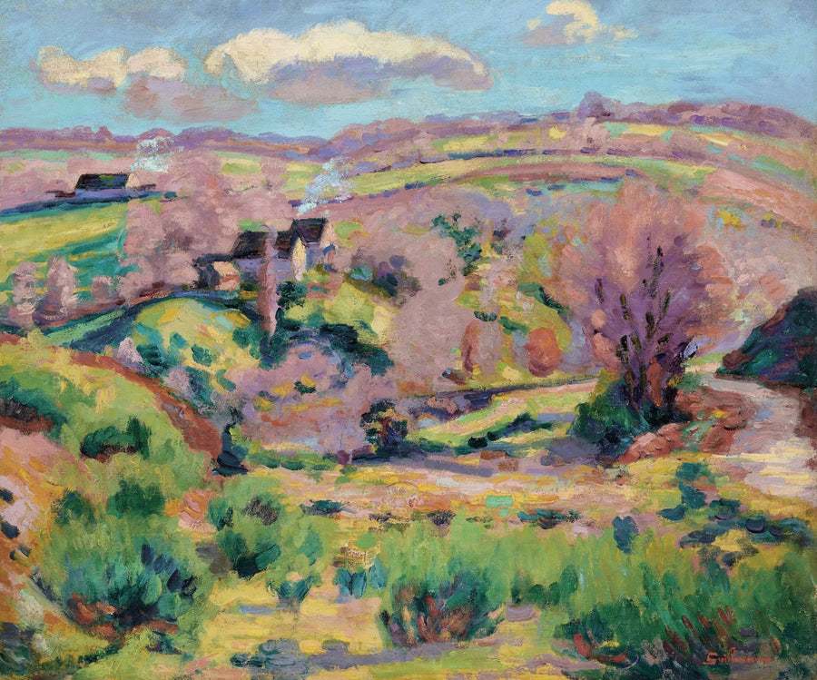 Paisagem da Creuse, na primavera - Armand Guillaumin