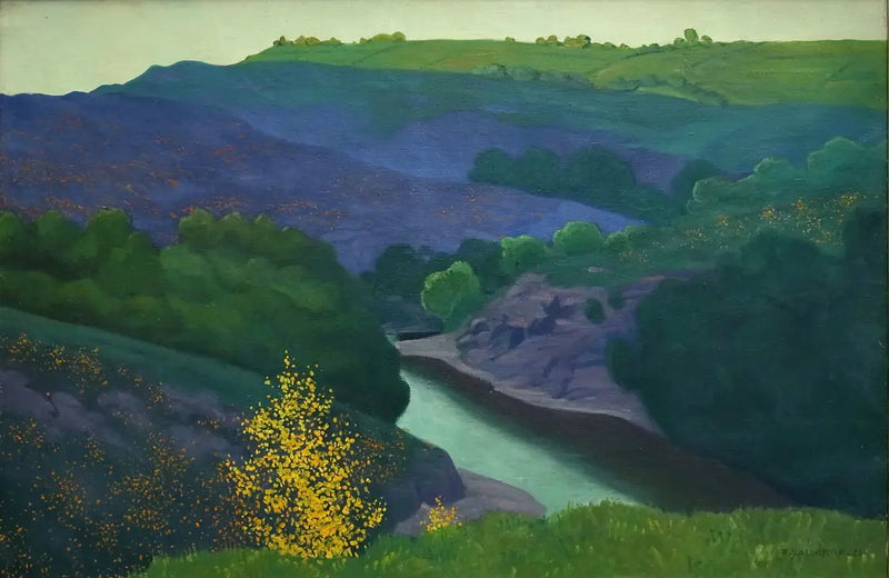 Paisagem da Creuse - Félix Vallotton