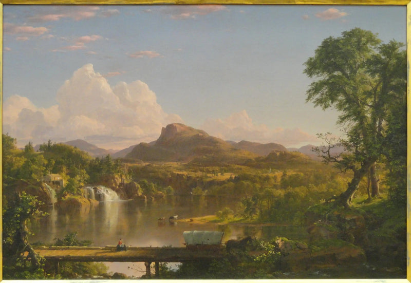 Paisagem da Nova Inglaterra - Frederic Edwin Church
