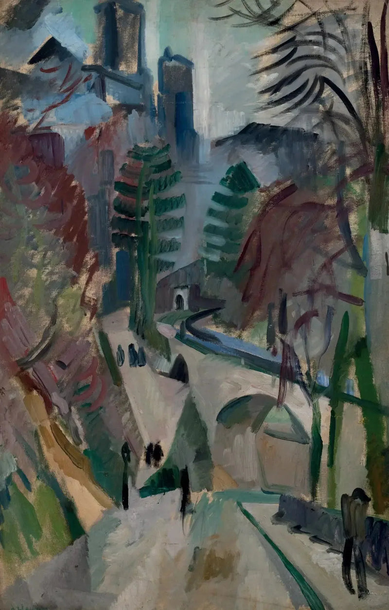 Paisagem de Laon - Robert Delaunay