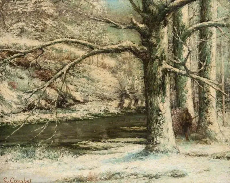 Paisagem de Neve - Gustave Courbet