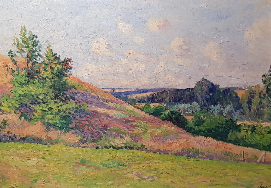 Paisagem da Normandia, Bazincourt - Maximilien Luce