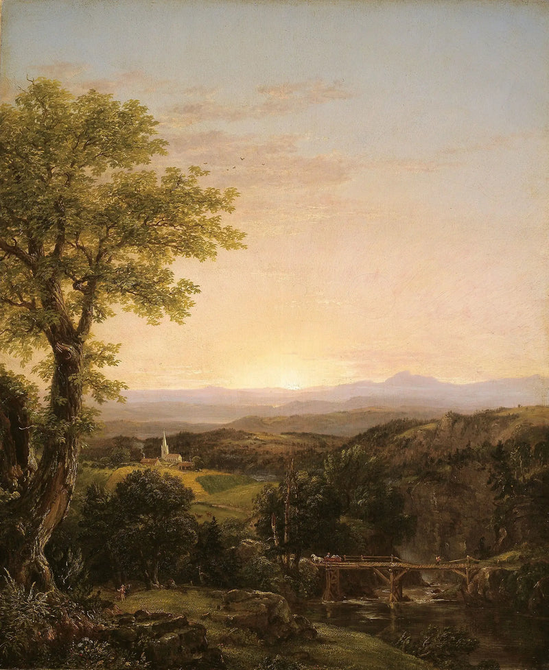 Paisagem da Nova Inglaterra - Thomas Cole