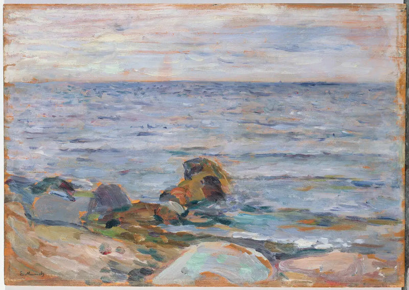 Paisagem de praia - Edvard Munch