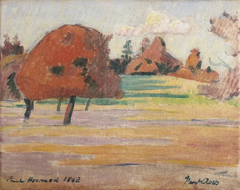 Paisagem de Pont-Aven - Émile Bernard