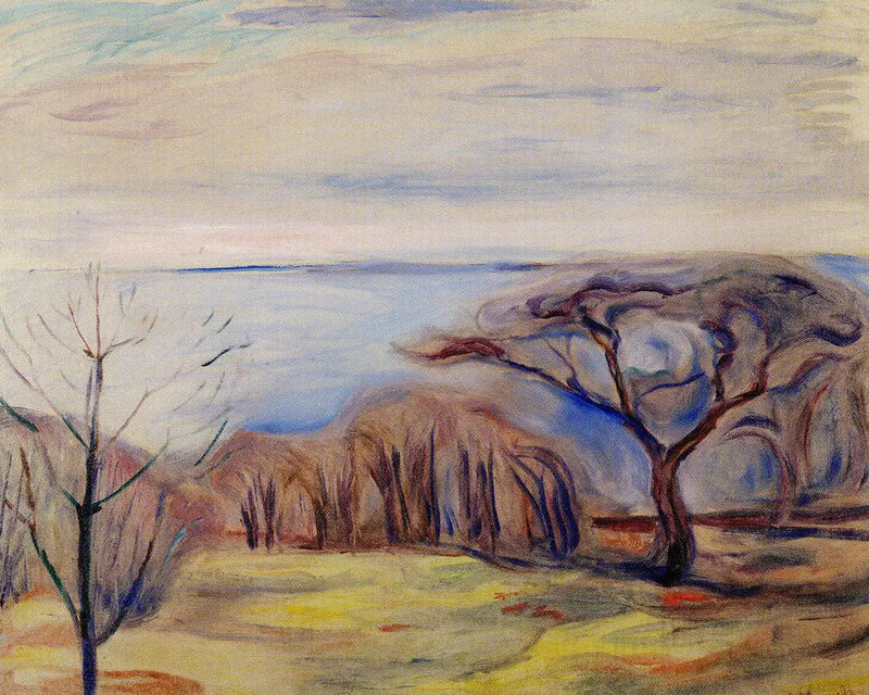 Paisagem de primavera - Edvard Munch