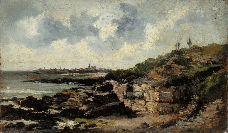 Paisagem de costa, Le Havre - Eugène Boudin