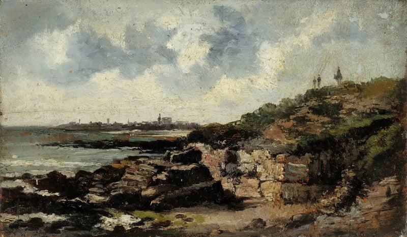 Paisagem de costa, Le Havre - Eugène Boudin