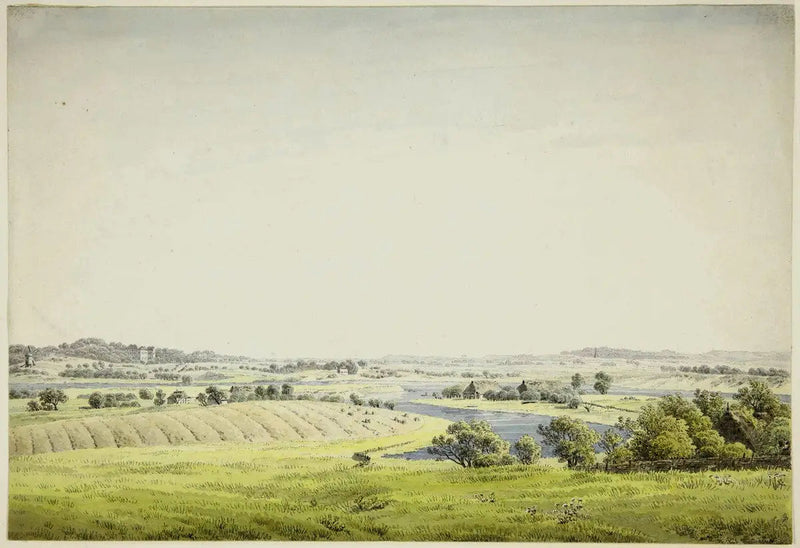 Paisagem de Rügen perto de Putbus - Caspar David Friedrich