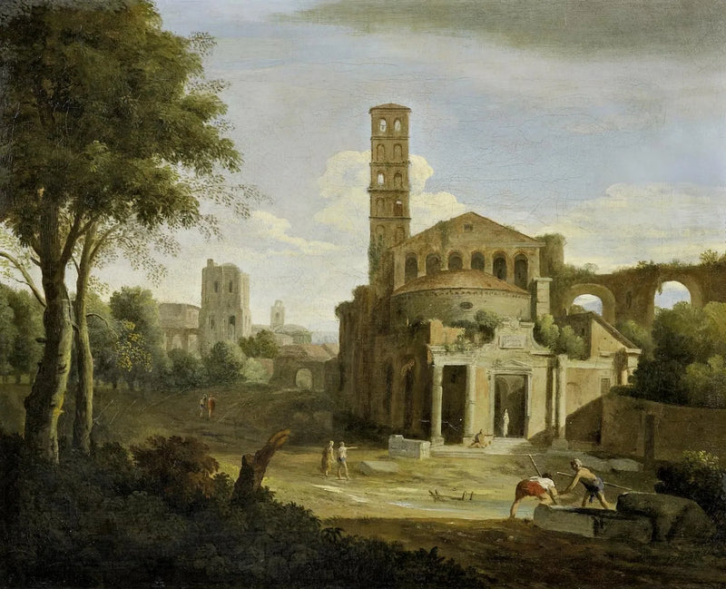 Paisagem de ruínas italianas - Sebastiano Ricci