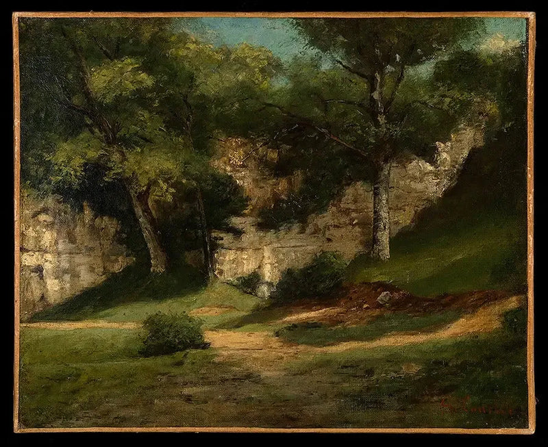 Paisagem de Saintonge - Gustave Courbet