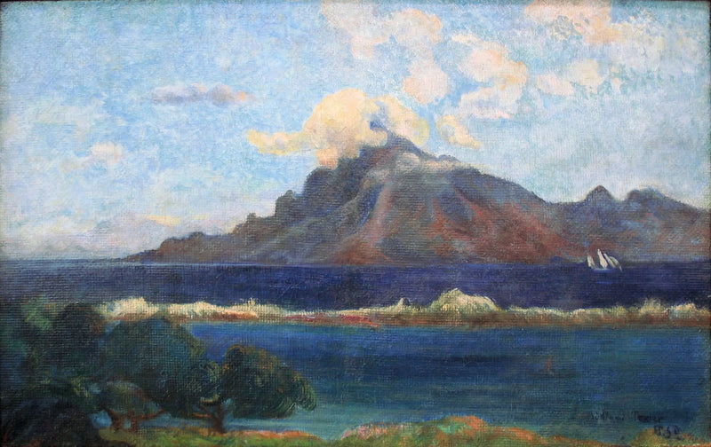 Paisagem de Te Vaa - Paul Gauguin