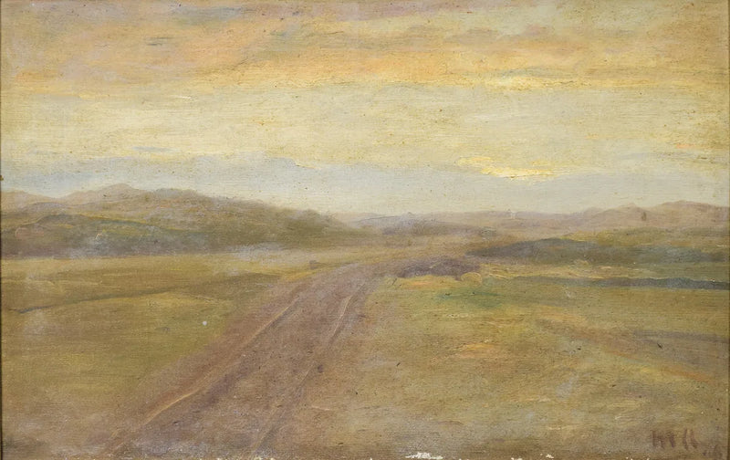 Paysage derrière les dunes. - Michael Peter Ancher