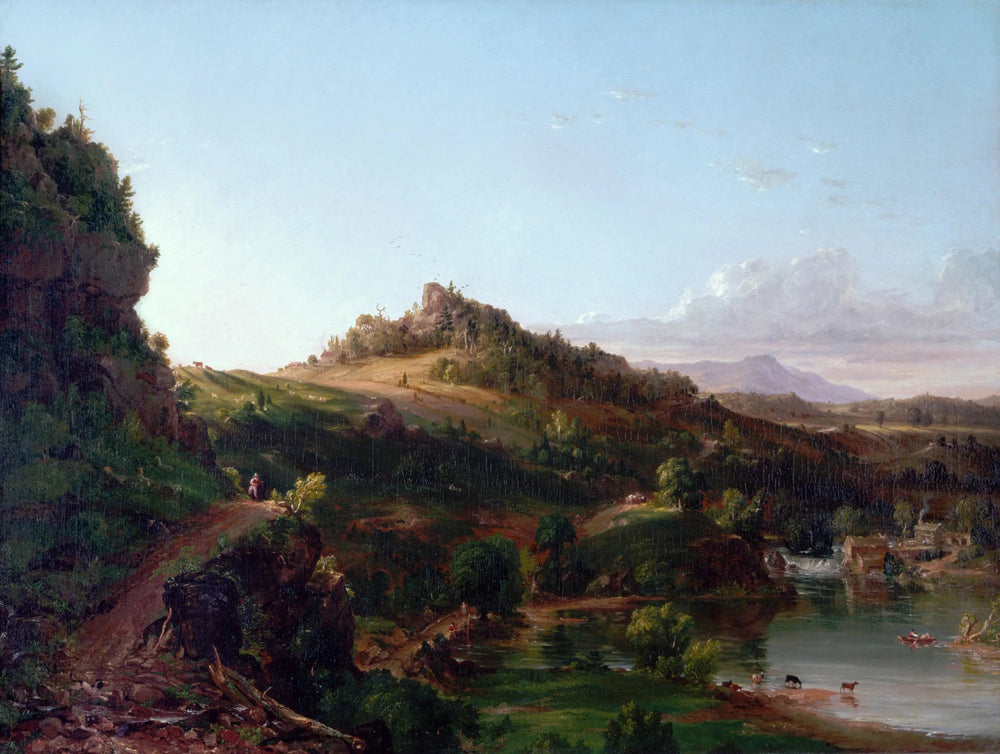 Paysage des Catskill - Thomas Cole image 1 copie de tableau peinte à la main