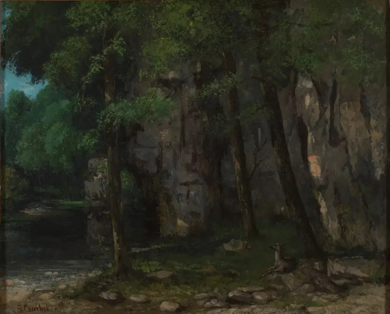 Paisagem do Jura - Gustave Courbet