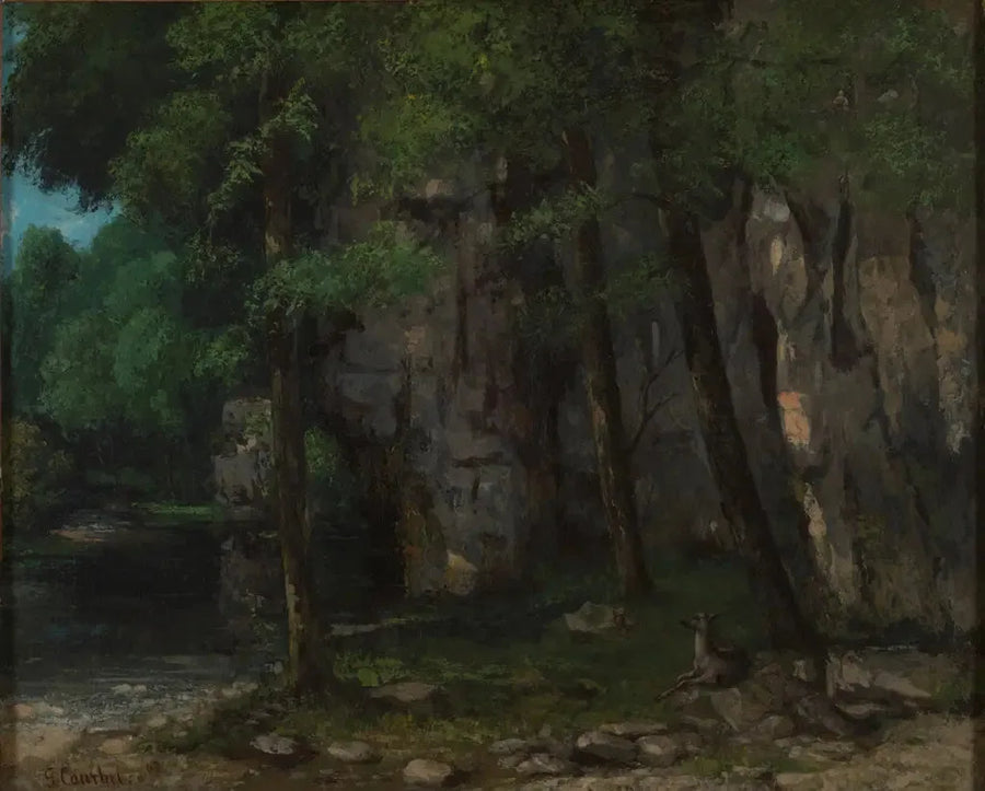 Paisagem do Jura - Gustave Courbet