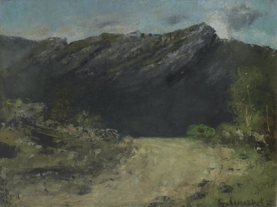 Paisagem do Jura - Gustave Courbet