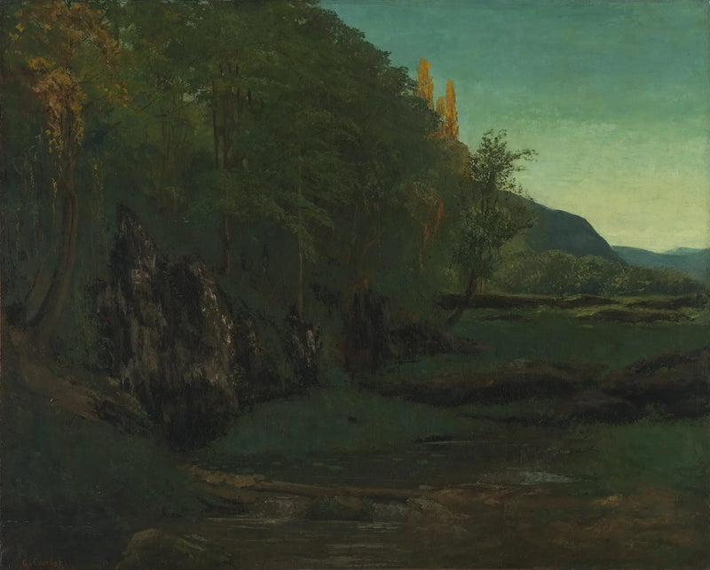 Paisagem do Jura - Gustave Courbet