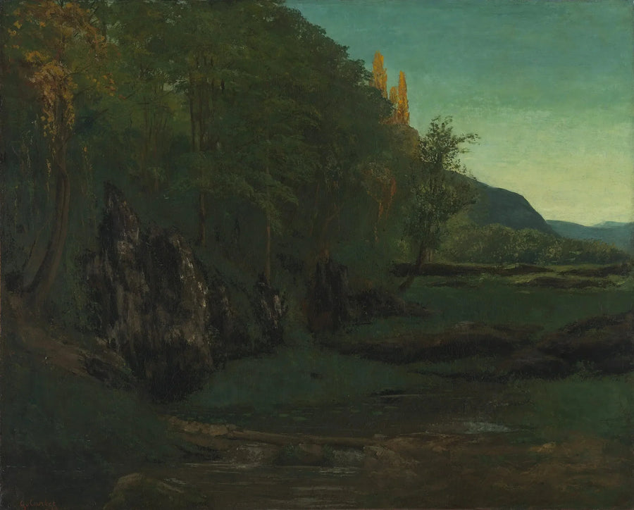 Paisagem do Jura - Gustave Courbet
